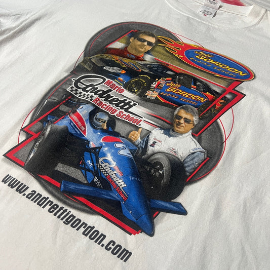 Vintage Jeff Gordon Mario Andretti Racing T