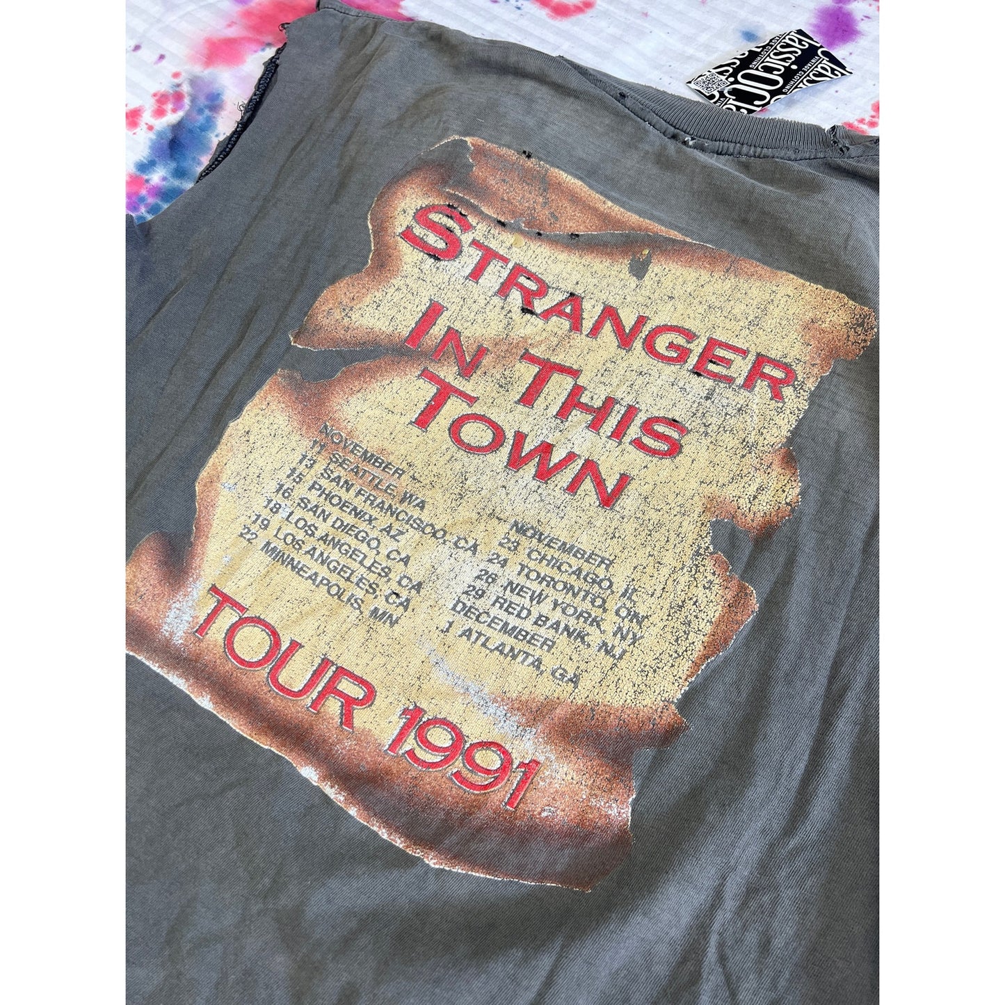 Richie Sambora Vintage Cut Off Tour T 1991