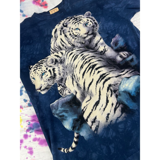 Vintage White Tiger The Mountain T