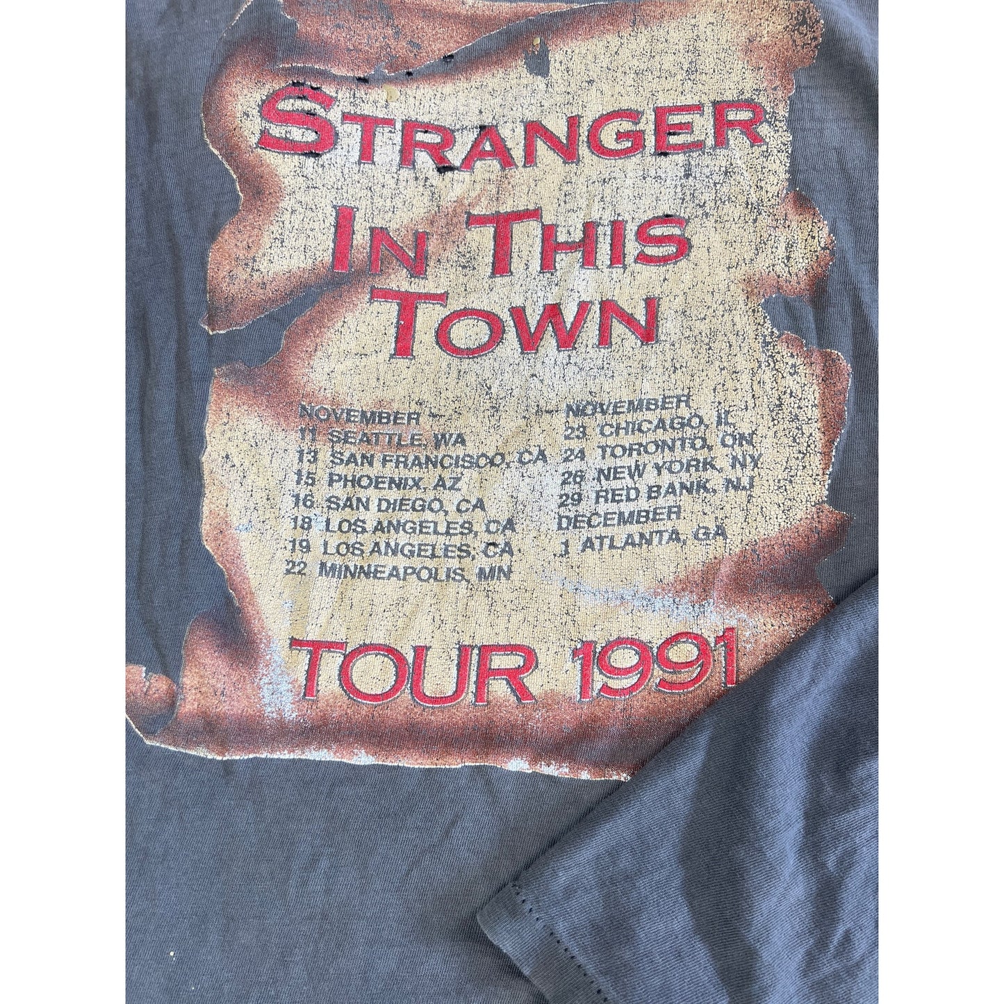 Richie Sambora Vintage Cut Off Tour T 1991